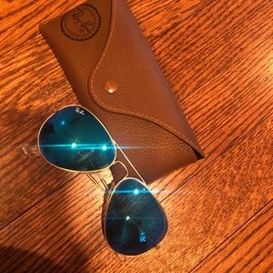 Ray- Ban Blue Flash Aviators